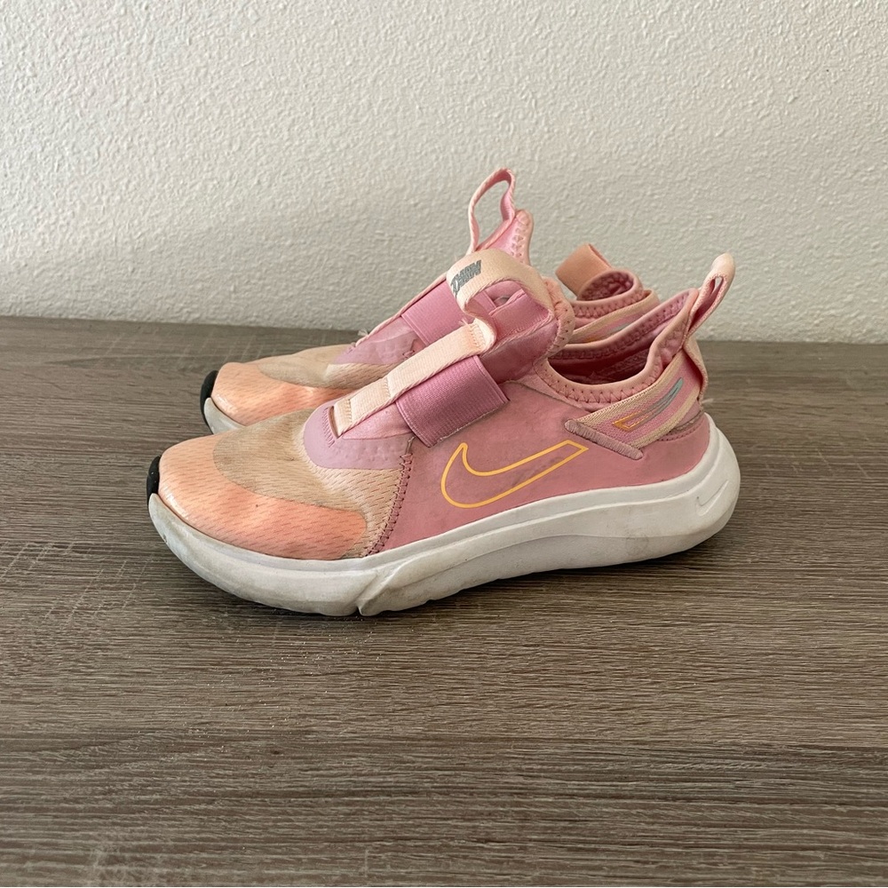Nike Kids Pink and Peach Slip-On Sneakers